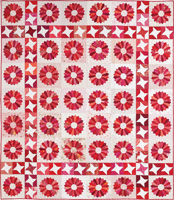 Photo of quilt design "Crimson-Dreams"